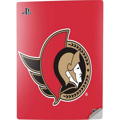 NHL Ottawa Senators Solid Background PS5 Digital Edition Console Skin